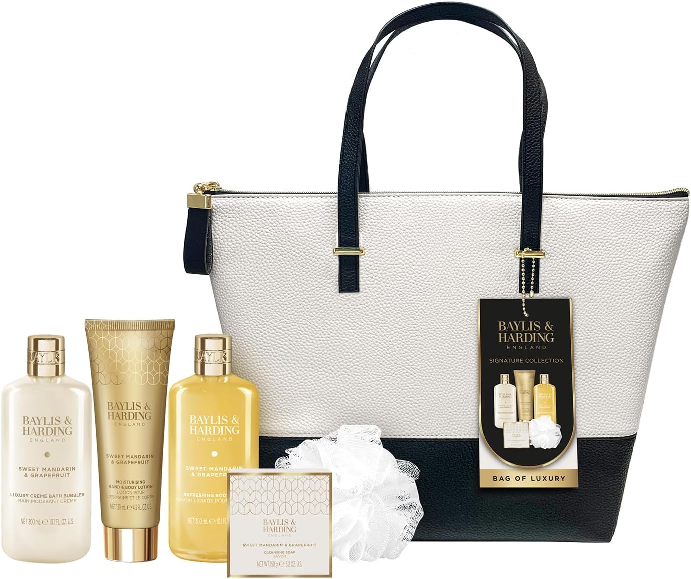 Sac coffret cadeau de luxe avec mandarine douce et pamplemousse – Image 2