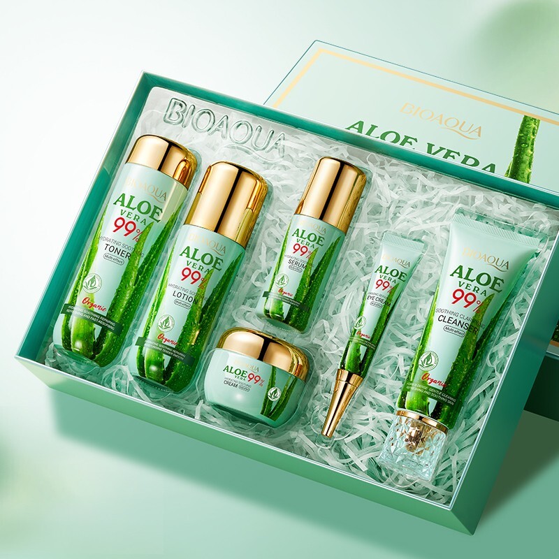 Coffret visage BIOAQUA Aloe Vera – Kit 6 pièces – Image 2